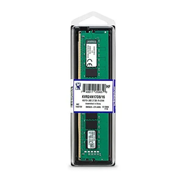 Оперативная память kingston 16 Гб DDR4 2400 МГц модуль KVR24N17D8/16 | Компьютеры и офис