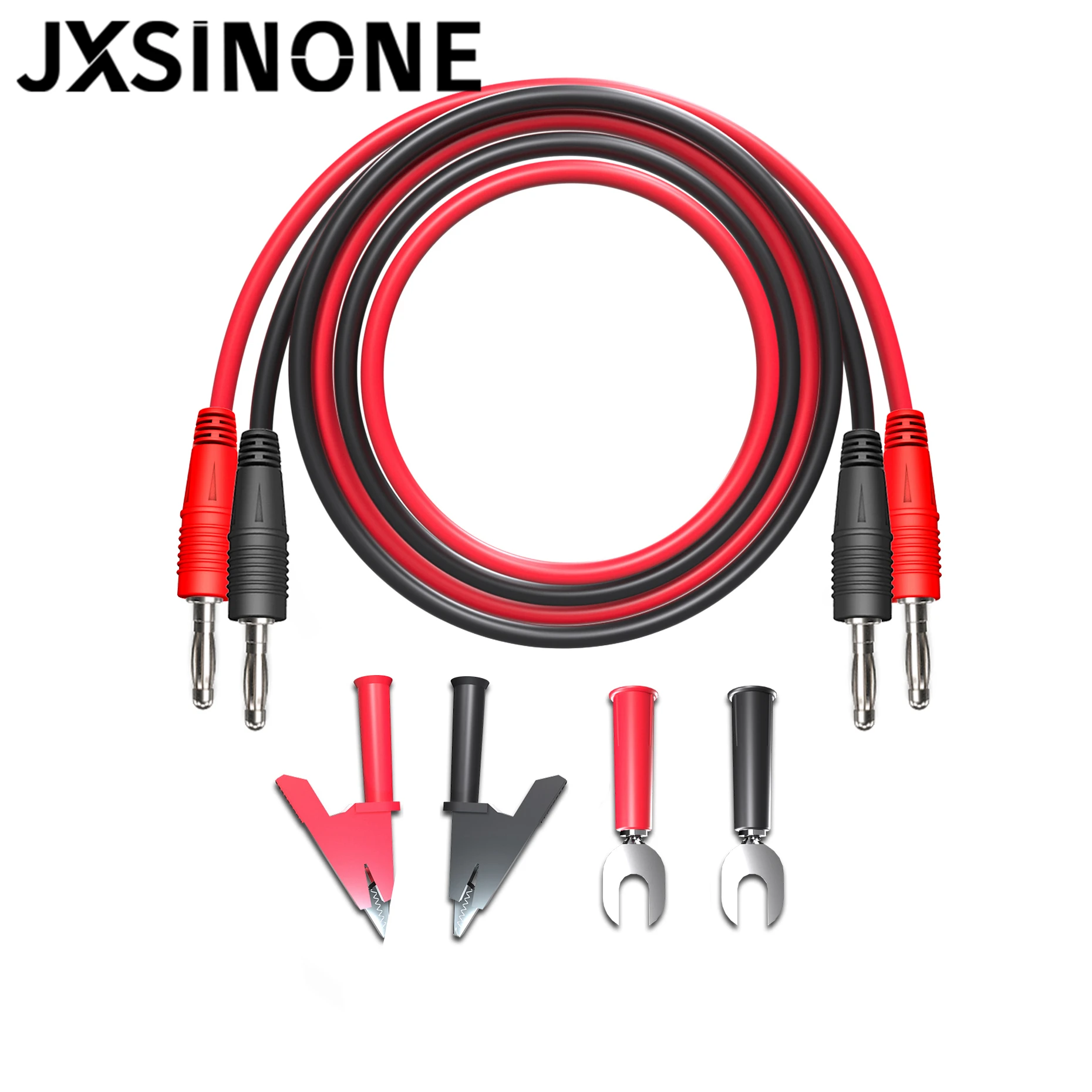 Набор наконечников для тестирования JXSINONE P1041B 1 м 4 мм штекер типа банан зажимы