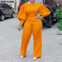 2022 africa clothing african dresses for women party dashiki fashion long sleeve staight jumpsuit african clothes sexy overalls
