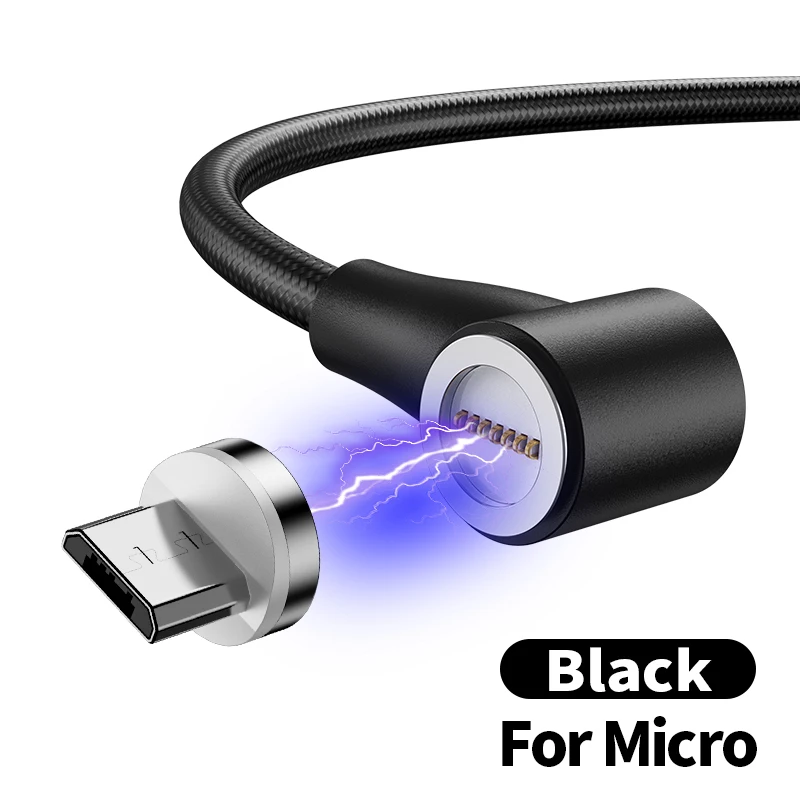 Udyr 1 м 2 м Магнитный СВЕТОДИОДНЫЙ модуль панели управления usb type C Магнитный кабель для быстрой зарядки для iPhone XS Max samsung магнитные кабели для мобильных телефонов - Цвет: For micro cable