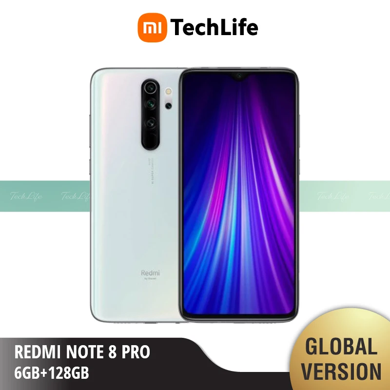 Глобальная версия Xiaomi Note 8 Pro 128 ГБ ROM 6 Гб RAM (абсолютно новый/Герметичный) note pro note8pro