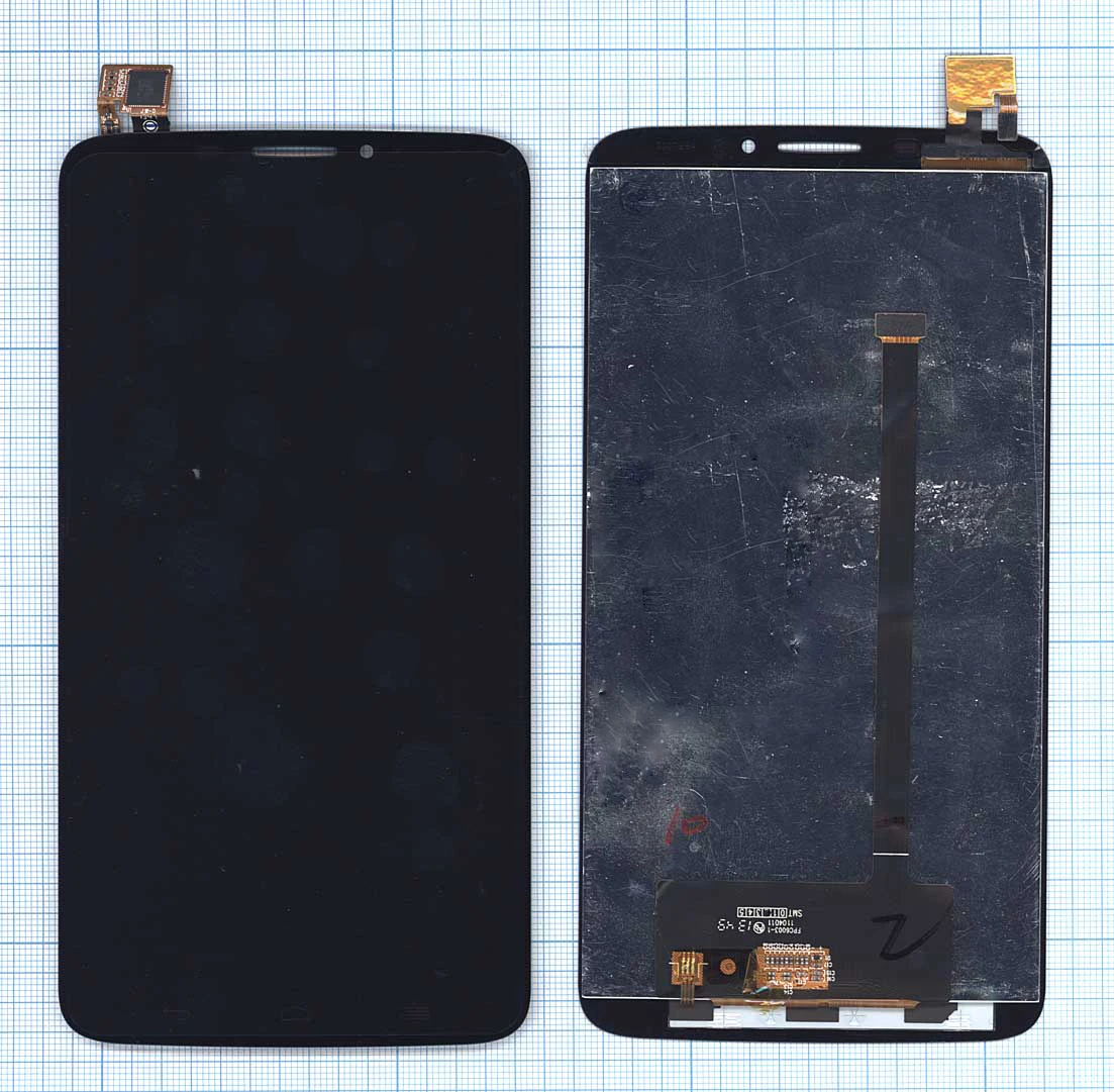 Дисплей для Alcatel One Touch Hero 8020D черный Дисплей для Alcatel One Touch Hero 8020D черный