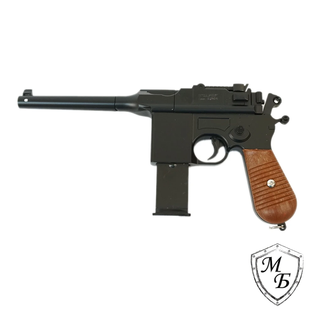 Пистолет пневматический Stalker SA96M Spring (Mauser C96) страйкбольный |