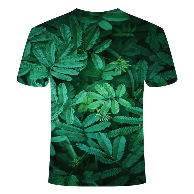 

2020 summer men's rose flower 3D pattern printing T-shirt fashion summer short-sleeved men's casual comfortable 3DT shirt rose p