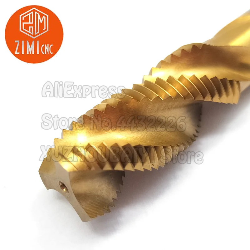 Сверло для крана M14 * 1.5 титановое покрытие спиральная обработка из нержавеющей