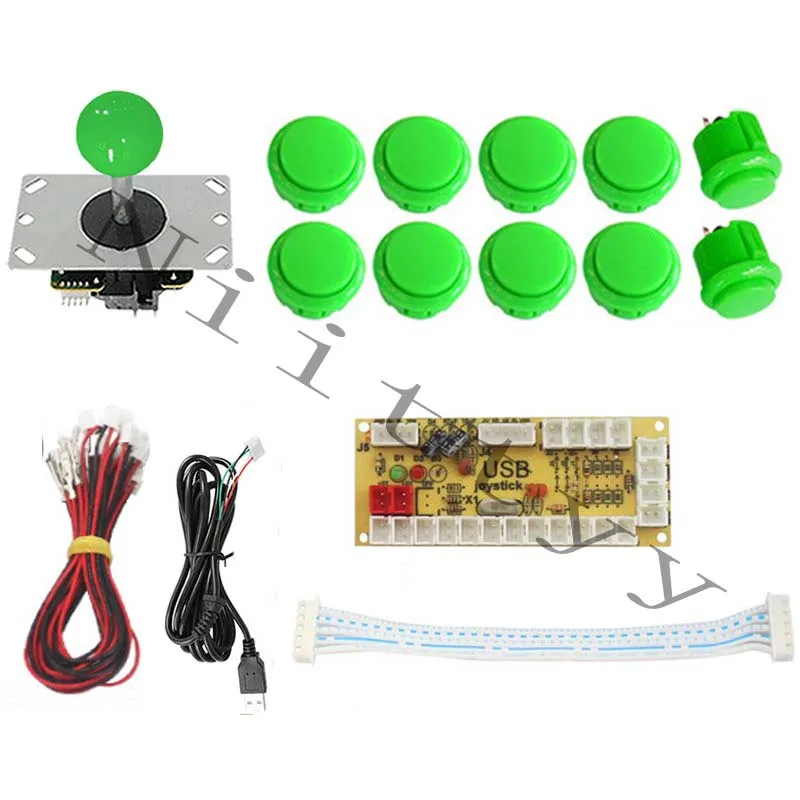 Аркадный джойстик DIY Kit Zero Delay Arcade USB Encoder Plus Sanwa Джойстик с кнопками Mame To PC PS3 5