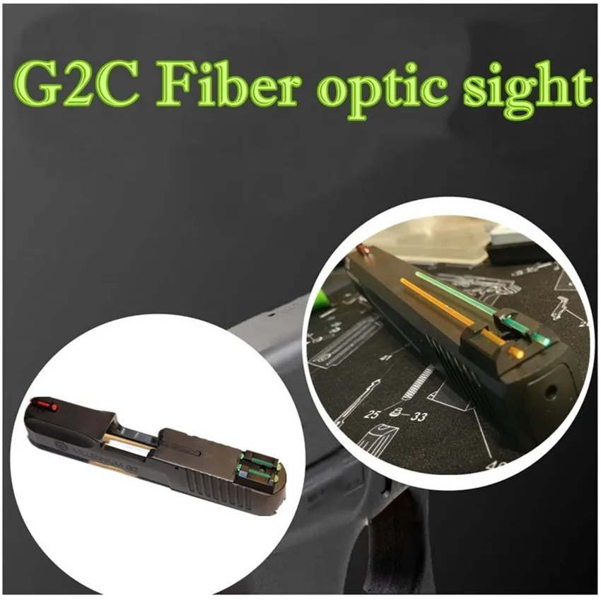 Алюминиевый металлический волоконно-оптический 3-точечный передний задний