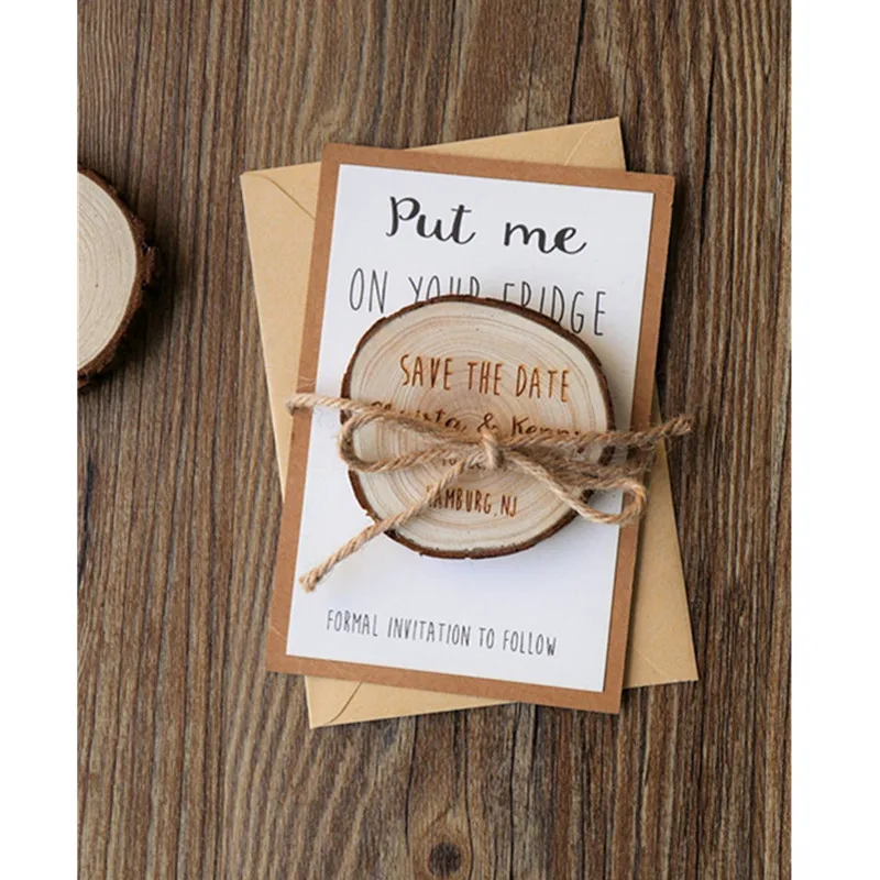 Пользовательский круглый магнит для сохранения даты персонализированные