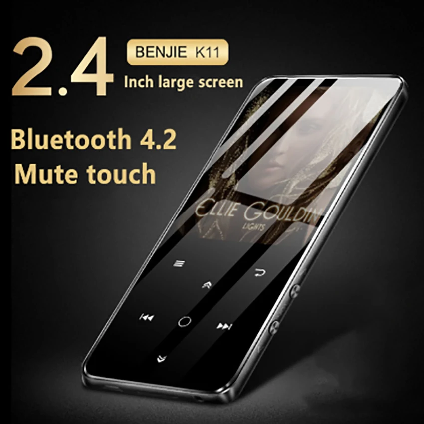 Bluetooth 4 0 Встроенный 16 Гб металлический MP3 плеер (расширяемый до 64 ГБ) без потерь