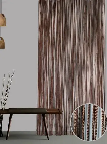 Штора-веревка декоративная дизайнерская для дома, кухни, комнаты, двери от открытия, 2021, домашний текстиль, модные горячие цвета от AliExpress RU&CIS NEW