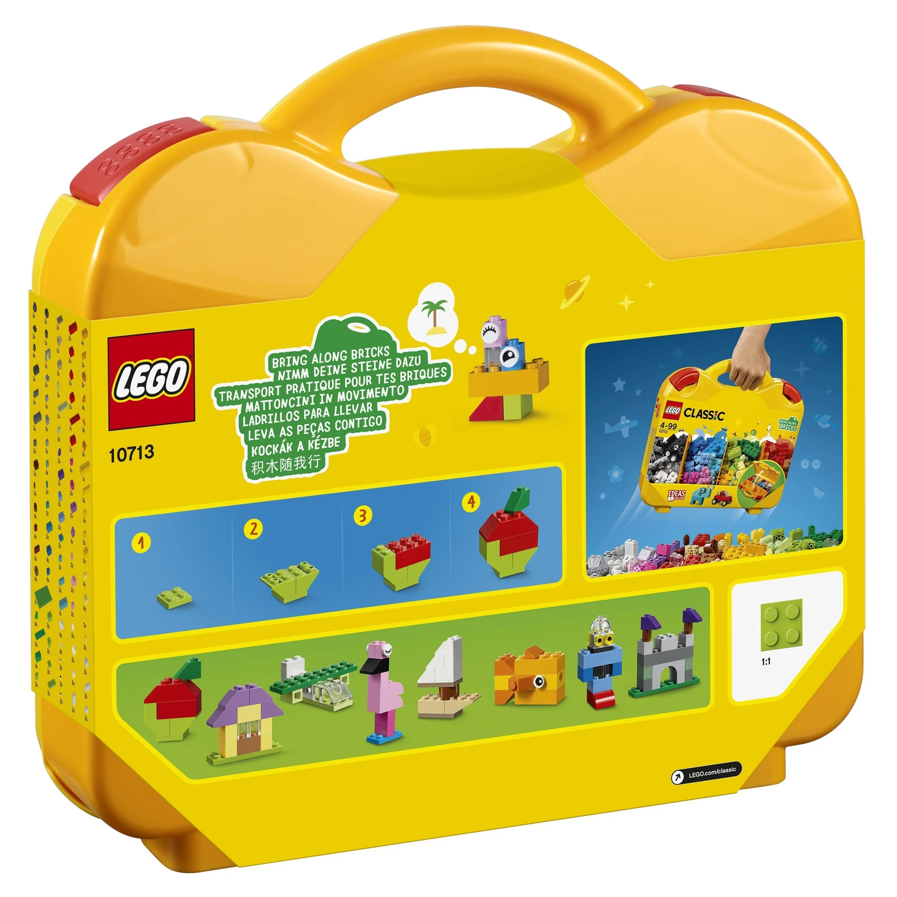 Конструктор LEGO Classic 10713 Чемоданчик для творчества и конструирования | Игрушки