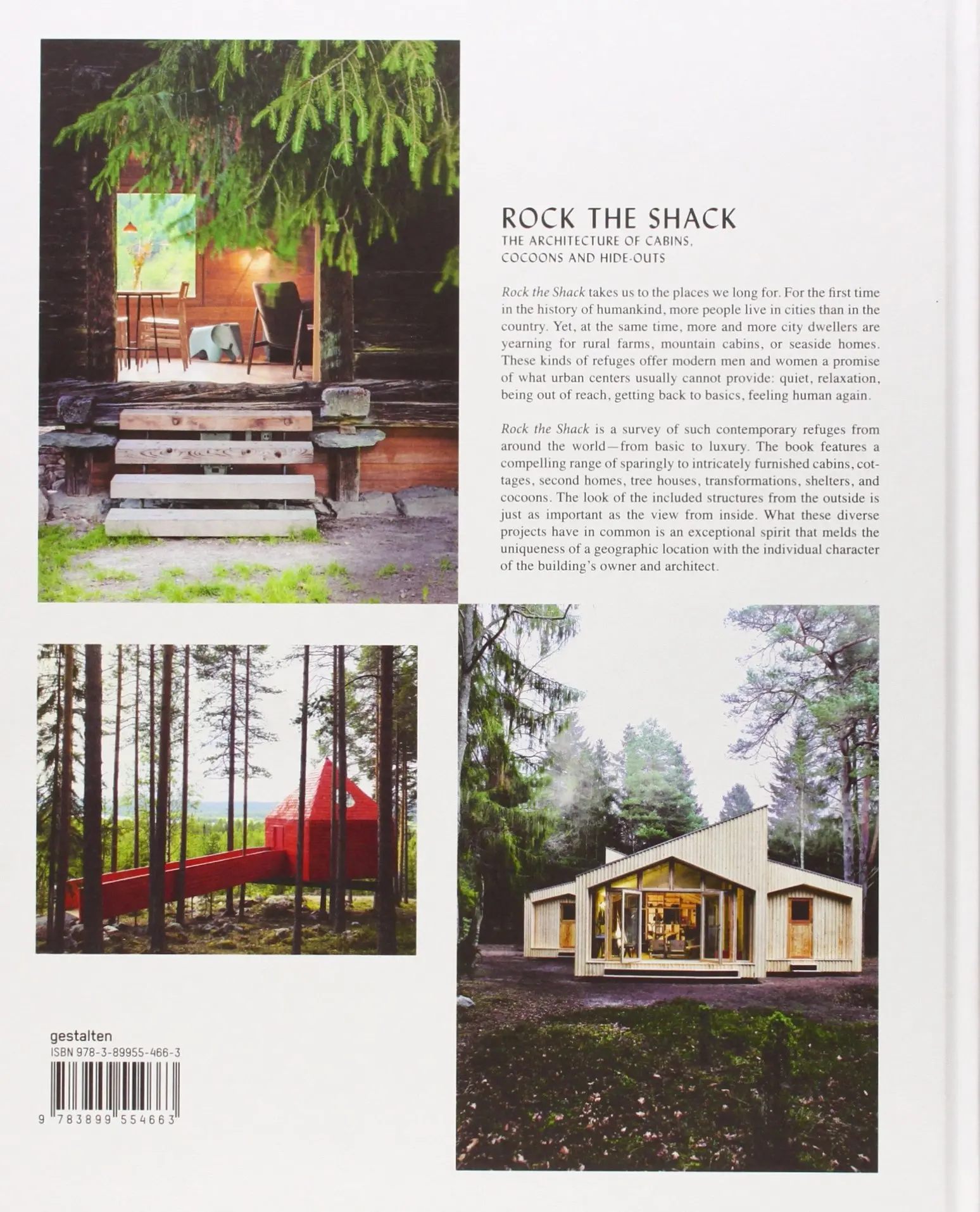 Книга Rock the Shack: Architecture of Cabins Cocoons and Hide-outs ISBN 9783899554663 | Канцтовары для офиса и дома