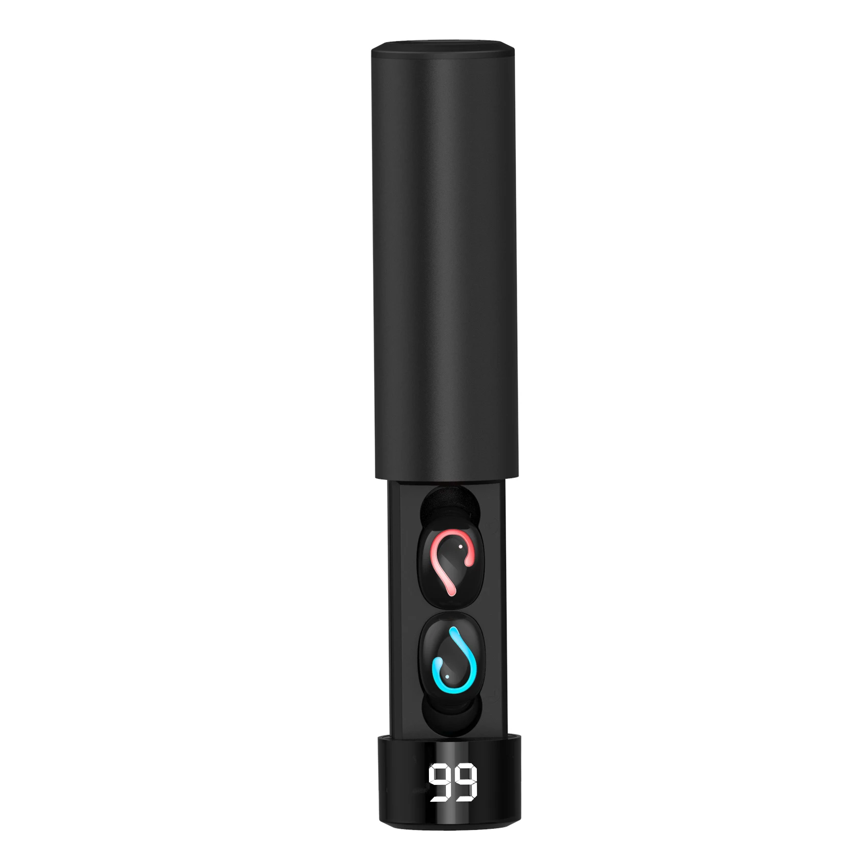 Наушники HBQ-Q67 Fire type TWS Bluetooth 5 0 с цифровым дисплеем 1500 ма/ч большая емкость 3D стерео