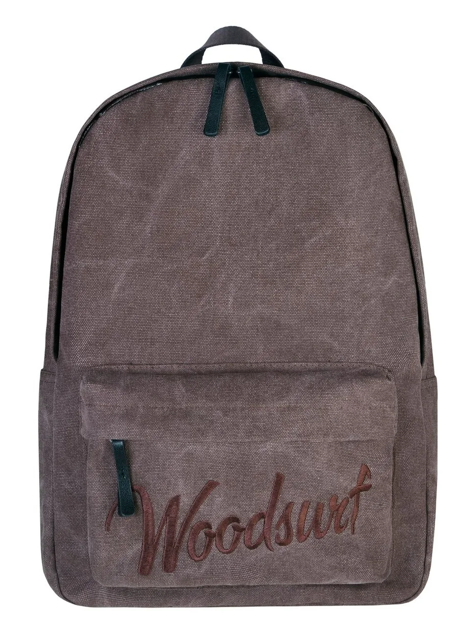 Мужской рюкзак Woodsurf Express Academy camp FIRES collection canvas mono brown|Мужские рюкзаки| |
