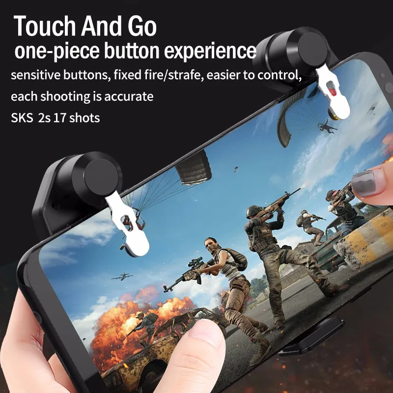 S6 PUBG игровой контроллер геймпад джойстик L1R1 триггер огонь Кнопка стрелок контроллер для iPhone Xiaomi Android мобильный телефон