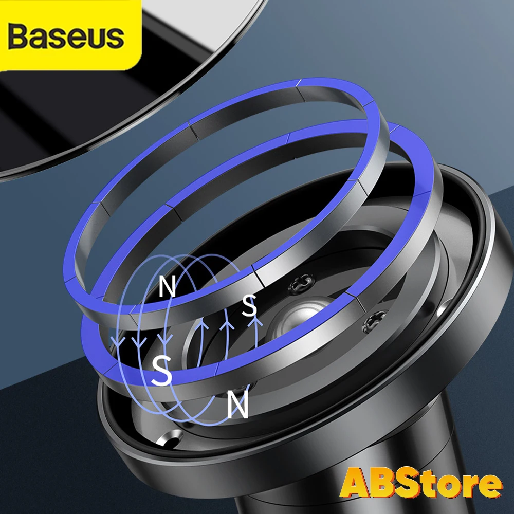 Магнитный держатель телефона Baseus 360° для iPhone 13 X Pro Max Mini Samsung универсальное