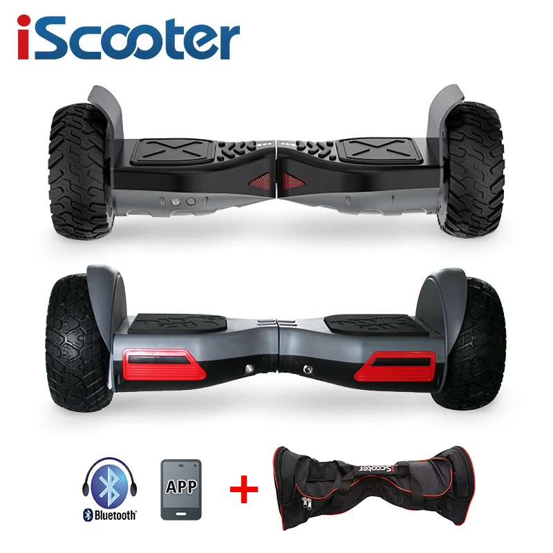 IScooter 10 дюймов Hoverbaord samsung батарея Электрический самобалансирующийся скутер для взрослых детей скейтборд 10 колес 700 Вт Ховерборд