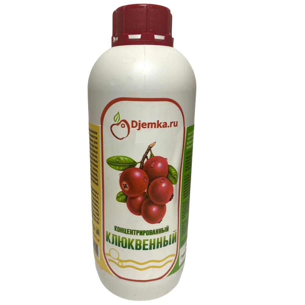 Сок концентрированный Клюквенный 8.5-9.0% Djemka 1 кг 5 |