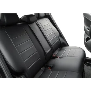 Auto-covers rival &quotstitch&quot for seats Mitsubishi Outlander III 5-dv. (2012-2018/2018-n. v.) eco-leather black sc.4001.1 Car Covers Exterior