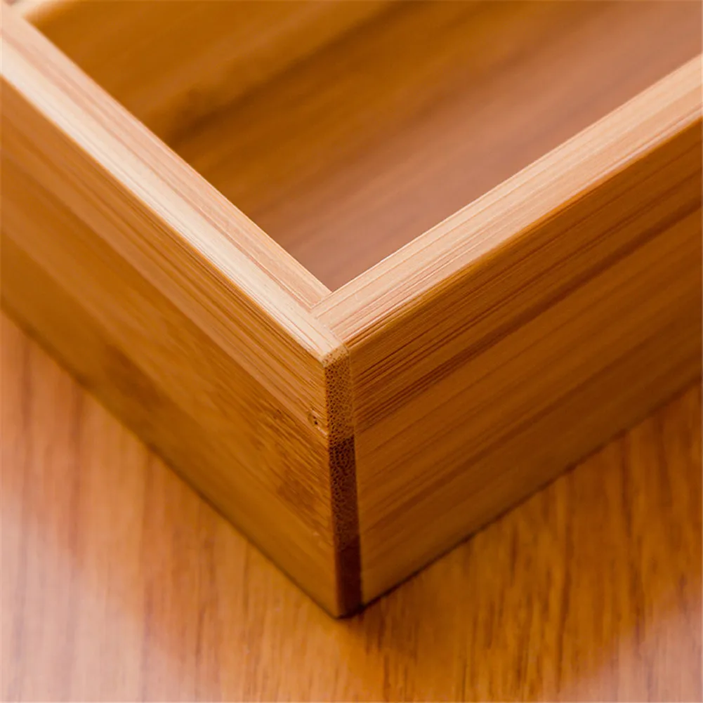 

Japan Style Bamboo Tableware Storage Box 6 Grids Kitchen Dining Table Knife and Fork Spoons Cutlery Storage Holder