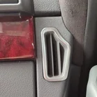 2 части Хромированные накладки на малые нижние боковые дефлекторы сопла вентиляции кондиционера в торпедо у передних дверей из нержавеющей стали для Mercedes-Benz Viano 2004-2014 Vito Мерседес Виано Вито 2003-2014