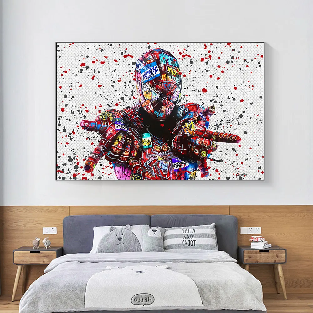 Картина на холсте мстители Человек-паук |