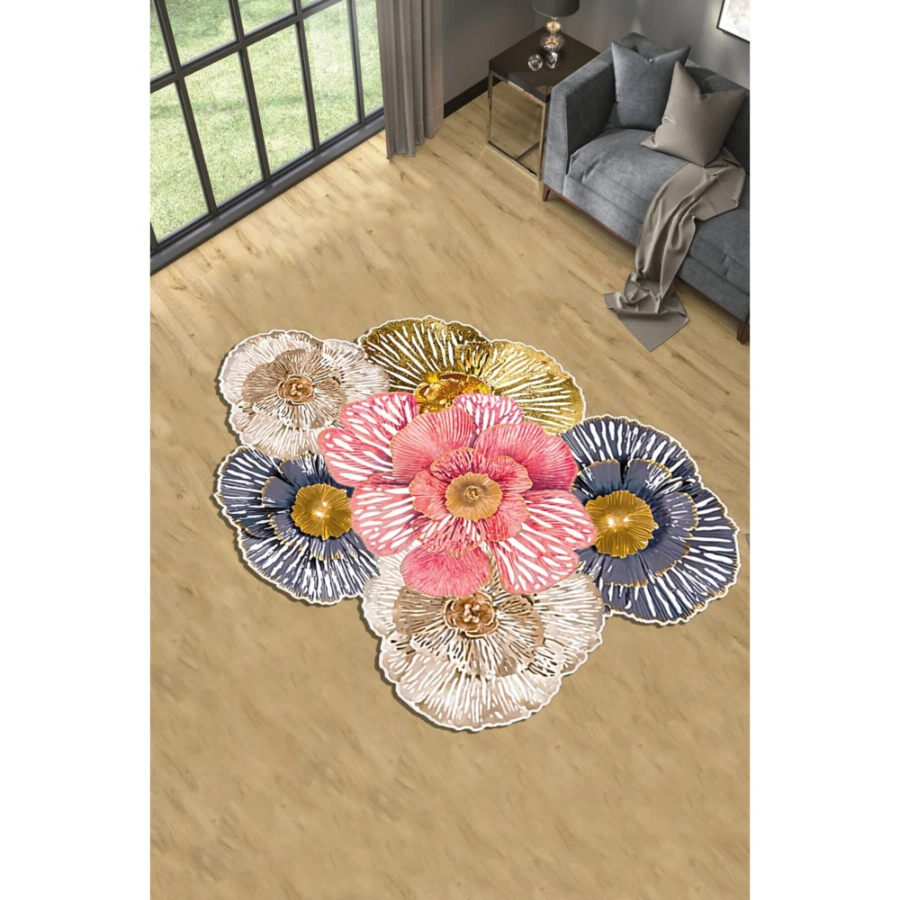 Новый декоративный ковер Специальный вырез толстый сшитый искусственный коврик