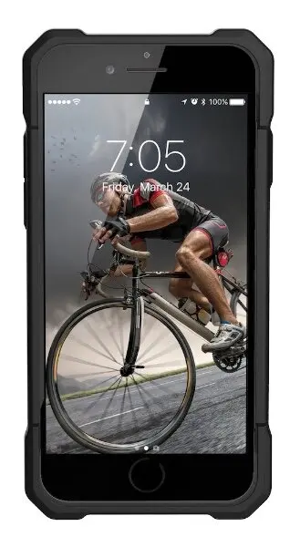 Чехол Uag для iPhone SE (2020) 8/7/6s серия Monarch цвет черный (Black) | Мобильные телефоны и