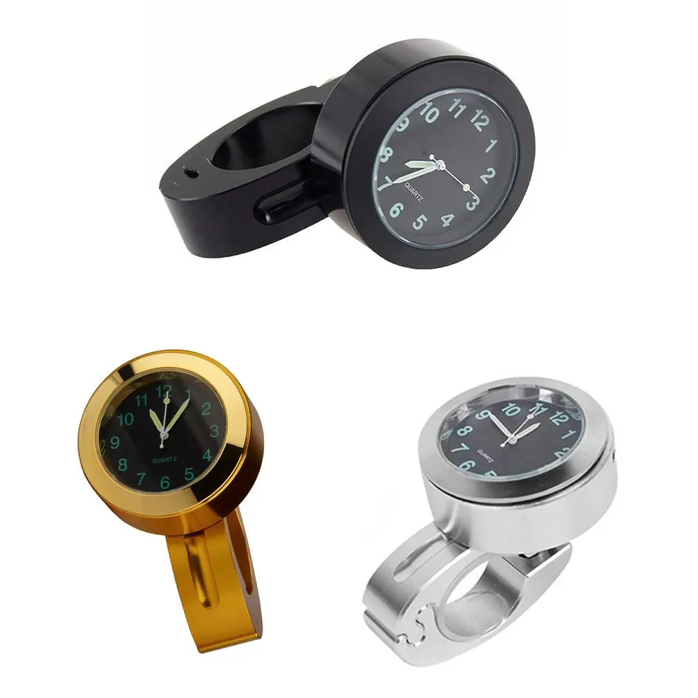 

Stainless Steel Motorcycle Handlebar Watch Refit Waterproof Shockproof Buckle Mount For Scooter Motor Bike