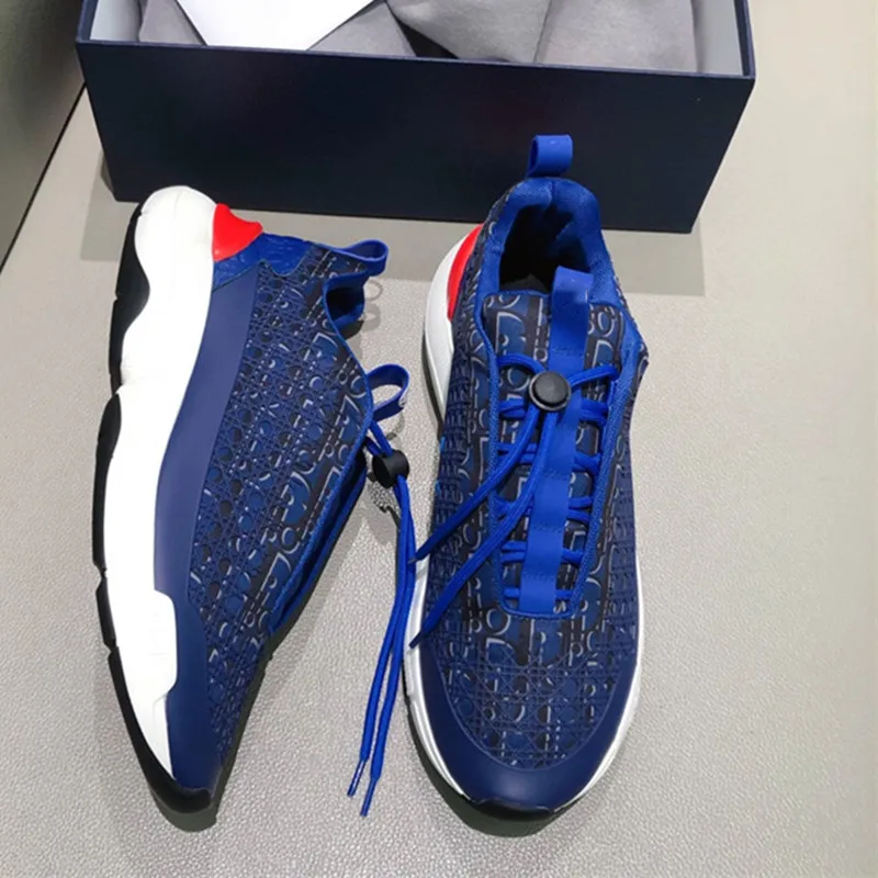 

Luxury Designer's Color Matching Breathable Casual Shoes High Quality Couple's Latest Color Daddy Shoes Sports Shoe