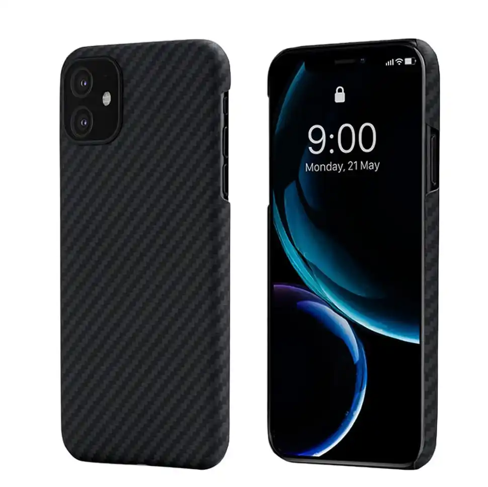 Чехол Pitaka MagCase для iPhone 11 черно-серый в полоску | Мобильные телефоны и аксессуары