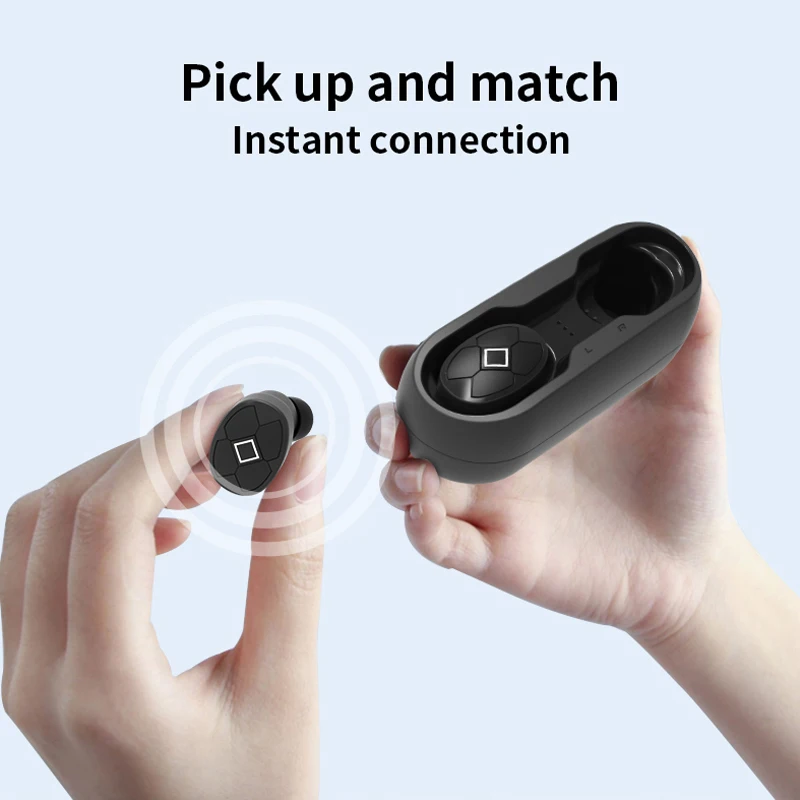 Мини TWS Bluetooth наушники 5 0 беспроводные водонепроницаемые гарнитуры Стерео