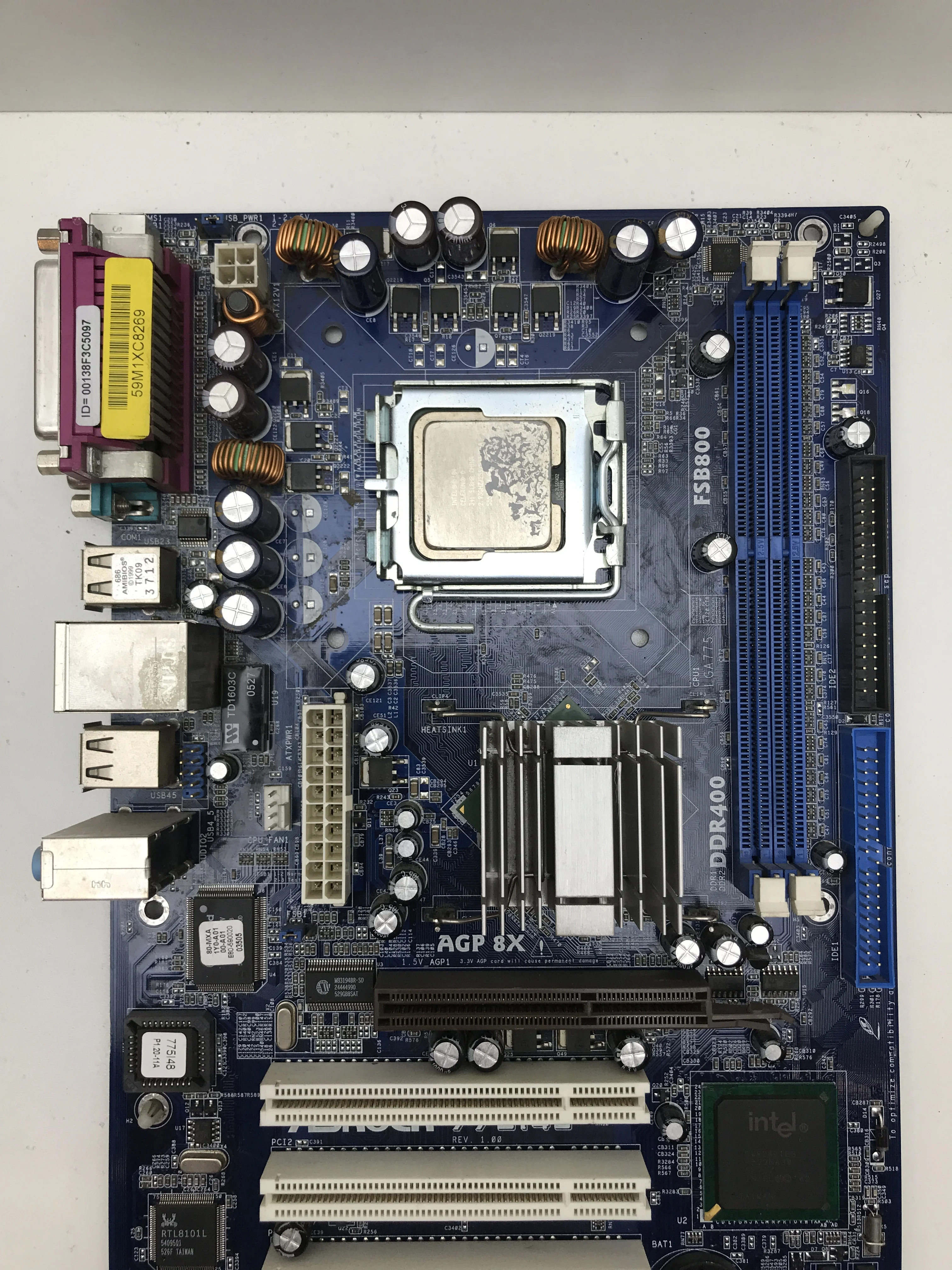 Материнская плата ASRock 775i48 LGA 775 +CPU +RAM | Компьютеры и офис