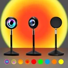 16 цветов освесветильник заката дистанционное управление Управление контролем ярлык освесветильник USB прикроватная настольная лампа для спальни бара комнаты атмосферсветильник