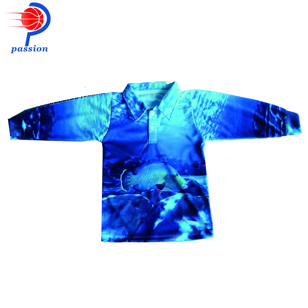 Большая рыба популярные австралийские рубашки для рыбалки с сублимированным