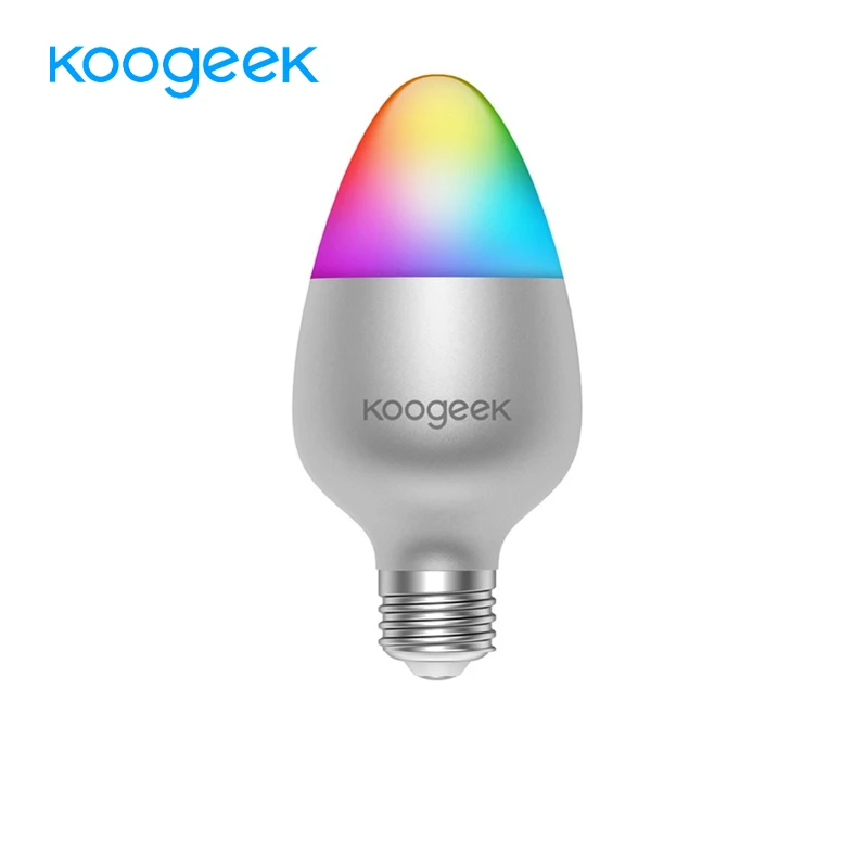 Koogeek 8 Вт изменение цвета затемнения WiFi умный светодиодный лампочка для Alexa Apple HomeKit и Google Assistant для 1111 предзаказа