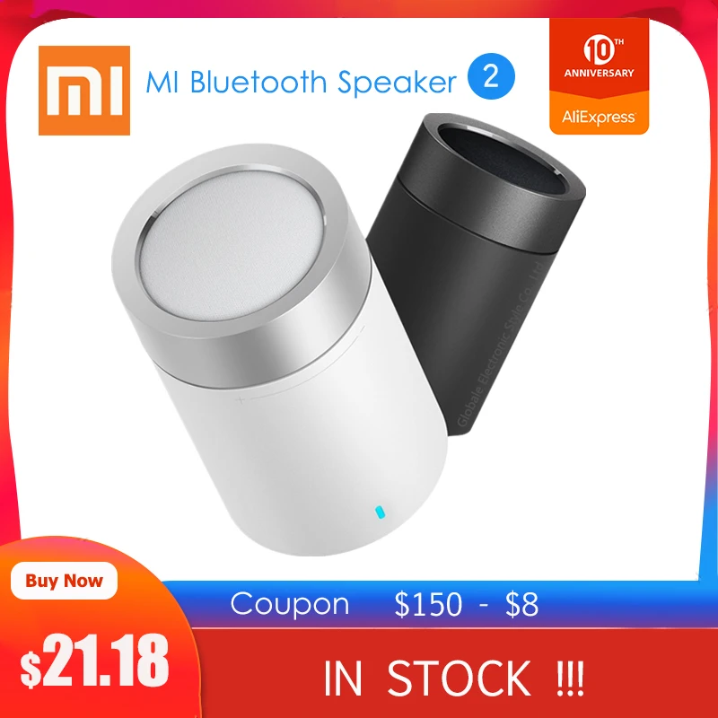Xiaomi Mi Bluetooth динамик Cannon 2 HiFi Звук Blutooth 4 1 Handsfree 1200 мАч беспроводной портативный