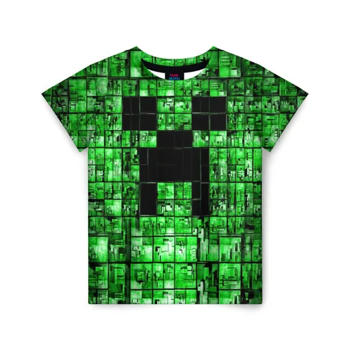 Детская футболка 3D Minecraft|Тройники| |