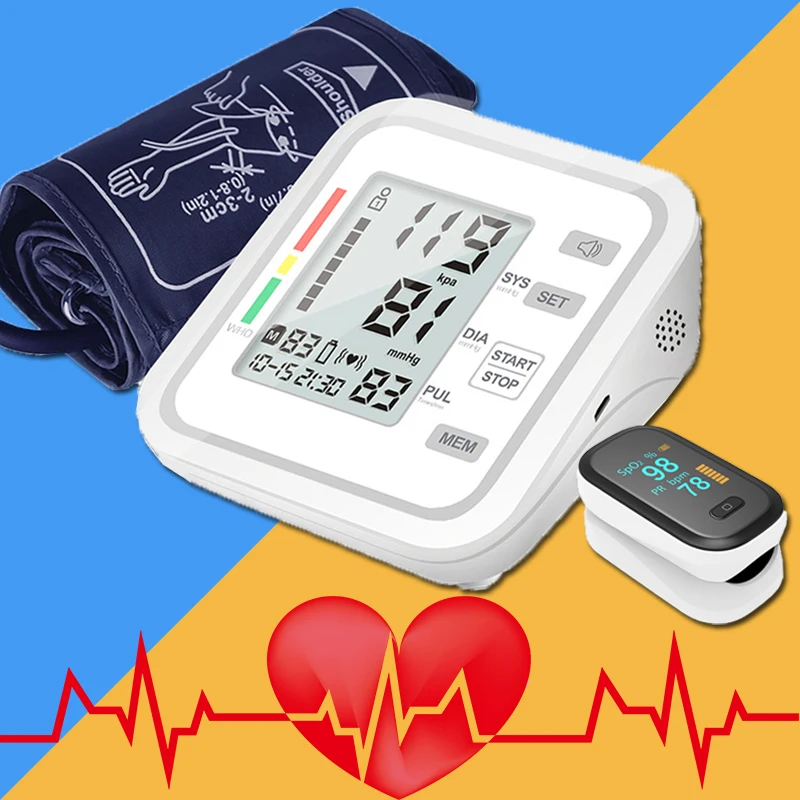 

Arm Blood Pressure Meter Pressure Monitor Oximeter Blood Pressure Monitor Health Care Pressure Monitor Automatic Tonometer