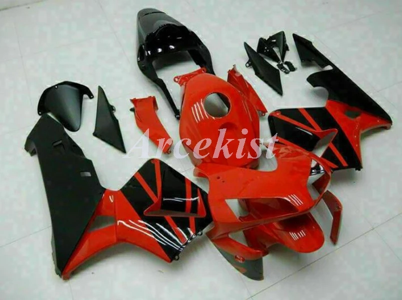 

Style New ABS Whole Motorcycle Fairings Kit Fit for HONDA CBR600RR F5 2003 2004 03 04 Bodywork Set Red Black