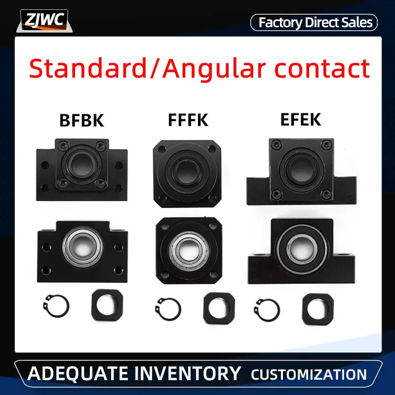 

Linear Bearing Block BKBF10 BKBF12 BKBF15 BKBF20 BKBF17 EKEF12 EKEF15 EKEF20 FKFF10 FKFF12 FKFF15 FKFF20 for Ball Screw SFU1605