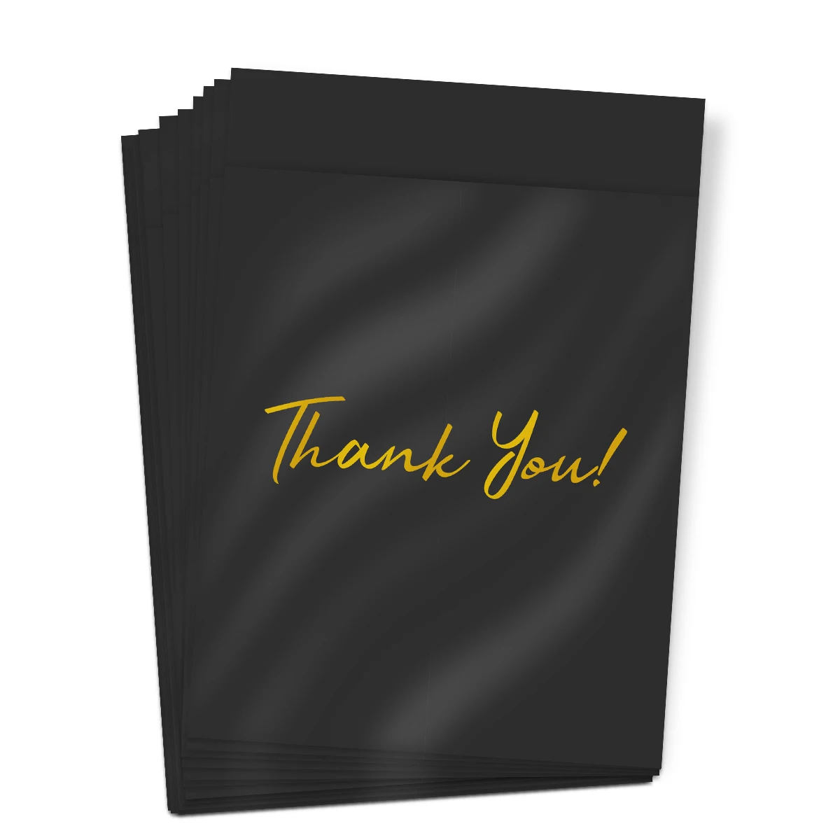 50 шт. черные пластиковые пакеты для почтовых отправлений полиэтиленовые с