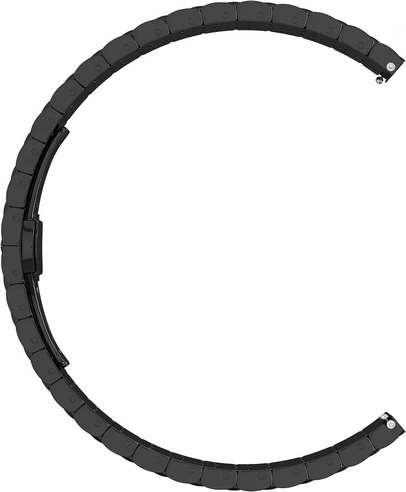 Strap metal gsmin snake pro 22 for haylou solar ls05 (black) | Наручные часы