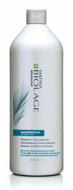 Loreal matricial biolage de queratina casual, shampoo sulfato de 1000 ml 430235633