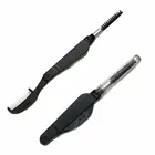 Новая мини двухсторонняя Складная Расческа для ресниц, кисть для бровей, сепаратор для туши, подтягивающая изогнутая металлическая расческа, женский модный инструмент для наращивания