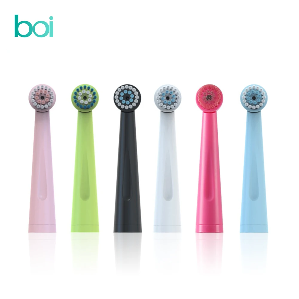 

Boi 4pcs Replacement Teeth Whitening Brush Heads For 360 Degree Rotation Soft Bristle Electric Toothbrush