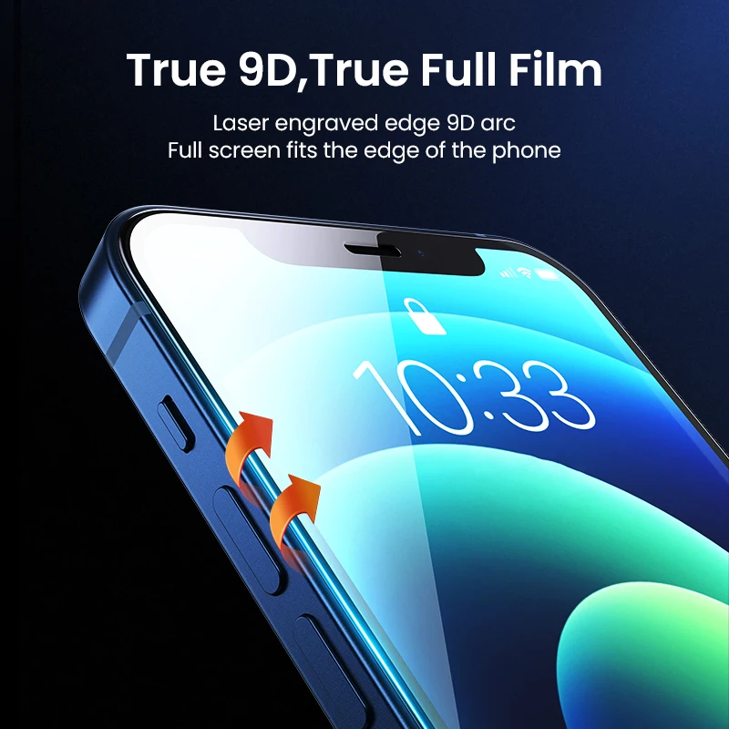 ugreen 9d phone screen protectors for iphone 12 pro max full coverage tempered glass for iphone 12 mini diamond protective glass free global shipping