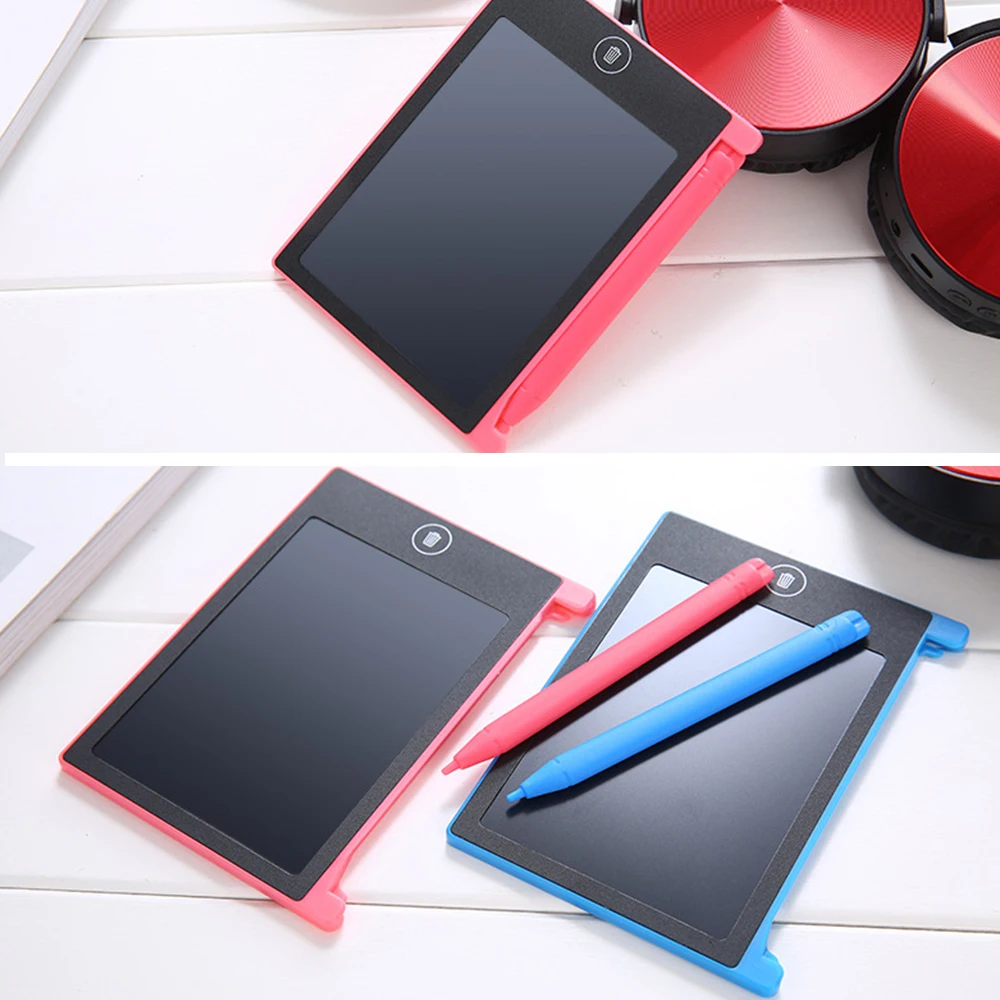 4 дюйма Планшет для рисования мини доска ЖК сообщений Памятка детей инструмент