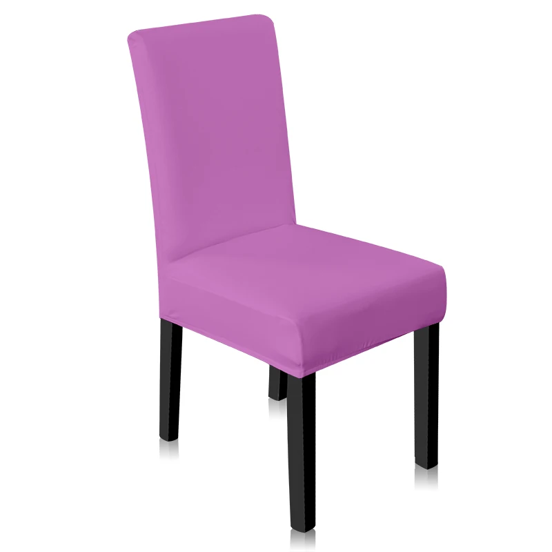 

Solid Jacquard Chair Cover Spandex Desk Seat Chair Covers Protector Seat Slipcovers for Hotel Banquet Wedding