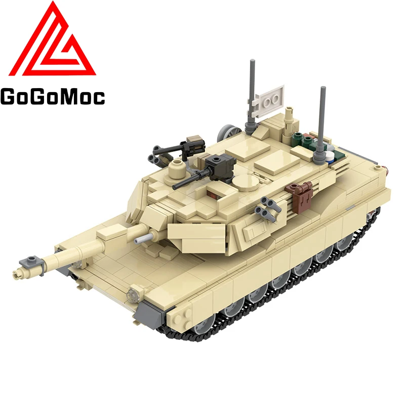 

Новинка высокотехнологичное военное оружие M1A2 Abrams модель танка строительные блоки Moc военная колесница WW2 автомобили Кирпичи игрушки для д...